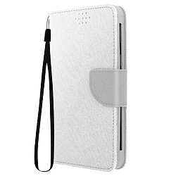 Avizar Etui universel Smartphone 152 x 76 x 10 mm avec Porte-cartes Fancy Style argent