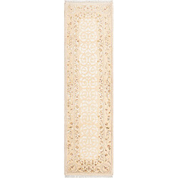 Vidal Tapis de couloir en laine 394x84 beige Darya