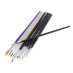 Toy Model Hobby Artist Painting Brush Set Hand Tool Accessory R 10pcs pas cher