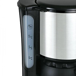 Machine a Cafe - Cafetiere Electrique MOULINEX FT362811 filtre avec verseuse isotherme SUBITO - Programmable - 8 a 12 tasses - Noir et Inox