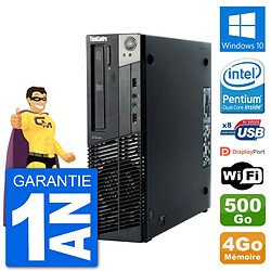 PC Lenovo M92p SFF Intel G630 RAM 4Go Disque Dur 500Go Windows 10 Wifi - Occasion