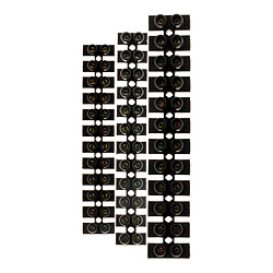 Lot 5 barrettes 3x 6 mm²+2x 10 mm² noires - Zenitech pas cher