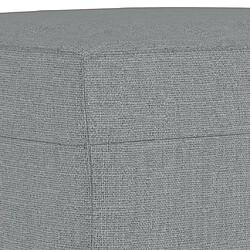 Acheter vidaXL Repose-pied Gris clair 60x50x41 cm Tissu