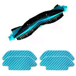 Cecotec – Kit d'accessoires pour aspirateur Robot Conga 4090 5090, rouleau principal, brosse, chiffons en tissu