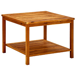 ComfortXL Table Basse 60x60x45 Cm Bois D'acacia Solide