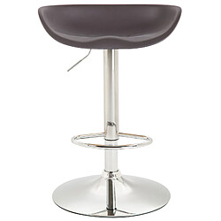 Non Tabouret de bar Anaheim plastique chromé