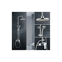 ROUSSEAU Colonne de douche avec robinet mitigeur mécanique Shenti chrome