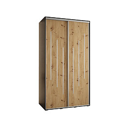 Abiks Meble Armoire DAVOS 8 À Portes Coulissantes 235,2/130/45 2 Portes