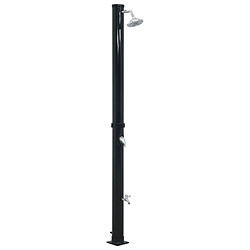 vidaXL Douche solaire Noir 220 cm 20 L