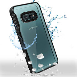 Coque Samsung Galaxy S10e Bi-matière Waterproof 2m Film Écran Redpepper noir