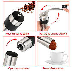 Avis Universal Outils utiles pour la maison Moulin à café à la main Moulin à grains de café à la main Moulin en acier inoxydable Outils de cuisine | Moulin à café à la main