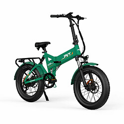 Vélo Électrique PVY Z20 Plus 1000 - Moteur 250W Batterie 48V16.5AH Freins à Disque Hydrauliques Autonomie 120KM - Vert