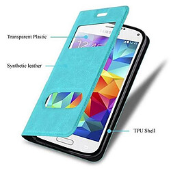 Acheter Cadorabo Coque Samsung Galaxy S5 / S5 NEO Etui en Turquoise