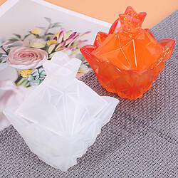 2x Silicone Moule Boîte De Rangement Cristal Bricolage Résine époxy Moulage Moule Pour Bijoux