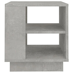 Acheter vidaXL Table basse gris béton 40x40x43 cm bois d'ingénierie