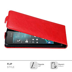 Cadorabo Coque Nokia Lumia 550 Etui en Rouge