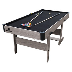 Cougar Hustle XL Table de Billard, Table Billard ConVERTible | Billard sur Table, Pliable 6ft bois/noir pour l'intérieur | Billard Pliable Accessoires inclus - 182,9 x 91,4 x 78,7 cm - 40kg pas cher