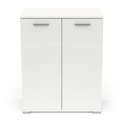 Dansmamaison Buffet 2 portes Blanc mat - ZILY