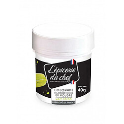 Scrapcooking Colorant alimentaire en poudre vert citron 40 g