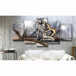 Paris Prix Tableau Imprimé Gold Couple 100 x 200 cm