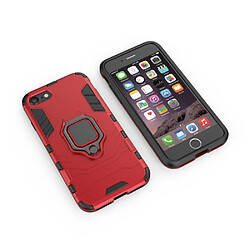 Coque en TPU avec béquille rouge pour votre Apple iPhone SE 2/iPhone 9