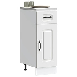 vidaXL Armoire de cuisine Kalmar blanc bois d'ingénierie