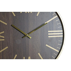 Acheter Look & Feel Horloge Murale DKD Home Decor Noir MDF Fer (40 x 4 x 40 cm)