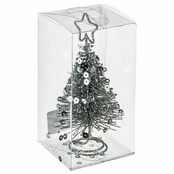 Cavalier de Table Sapin Colorama 10cm Argent