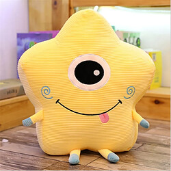 Universal 40cm super mignon oreiller créatif jouet étrange poupée mignonne poupée soleil lune étoile drôle poupée cadeau de vacances nouvelle année surprise oreiller sieste | oreiller en peluche (jaune)