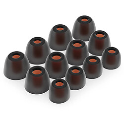 OKULI 12 x Écouteurs en Silicone Embouts d'oreilles pour JBL Tune 230NC TWS, Live Pro+ Casque Écouteurs en Noir