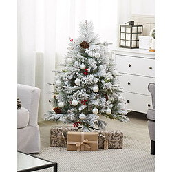 Beliani Sapin de Noël MASALA 120 cm Blanc