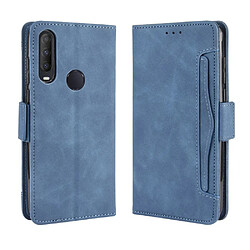 Etui en PU spécial avec plusieurs porte-cartes bleu pour votre Alcatel 1S/1V/3L (2020)