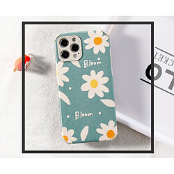 C22 Couverture arrière Téléphone mobile Shell Soft Shell Dessin animé Petit motif de fleurs anti-chute et couverture de protection antidérapante pour iPhone 12 cas