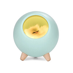 TechKidz Lampe veilleuse pour Enfant Modèle Sleepy Cat Bleu