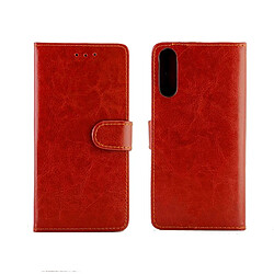 Avis Wewoo Housse Coque Pour Galaxy A70S / A70 Crazy Horse Texture de protection en cuir à rabat horizontal avec support et fentes cartes et portefeuille et cadre photo marron