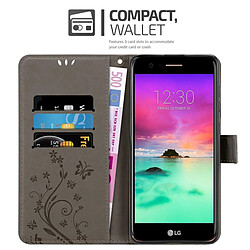 Cadorabo Coque LG K10 2018 / K11 / K11 PLUS Etui en Gris