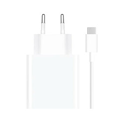 Cargador Xiaomi 33W USB-A Con Cable Tipo-C Blanco