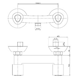 Mélangeur de douche Tempo - GARIS - R02-12026EC