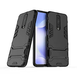 Avis Wewoo Coque Pour Xiaomi Redmi K30 Antichoc PC + TPU Housse de protection avec support invisible Noir