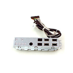 Front Panel Dell OptiPlex 790 990 SFF 087G1H 87G1H LED 4x USB Audio Façade - Occasion