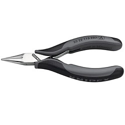 KNIPEX Pince électronique becs 1/2 ronds