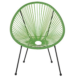 Beliani Chaise de jardin ACAPULCO II Vert pas cher