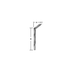 Vormann Equerre T-Profil 200x250 mm