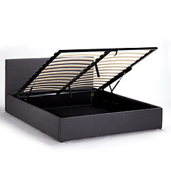 Acheter LLB LIVING LIFE BED Lit double à 2 places avec coffre 160x190 Basel King | Couleur: Gris