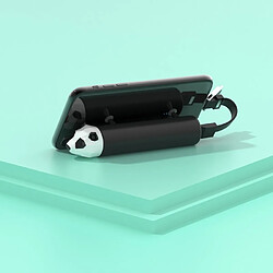 Mobility on Board Batterie Externe 4800mAh PANDA Compacte et Puissante Noir