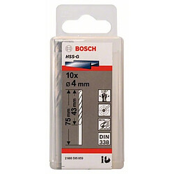 Bosch Foret à métaux HSS-G