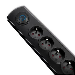 Surge protector 5 sockets 3m black