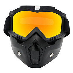 Lunettes Motocross Vélo Anti-Brouillard Coupe-Vent Lunettes Anti-Poussière Bouclier Protecteur Rouge