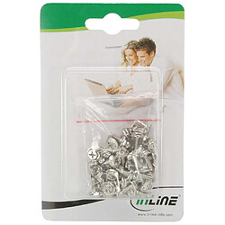 Kit vis, InLine®, pour 3,5"" disques durs, version longue 8mm, 50 pcs.