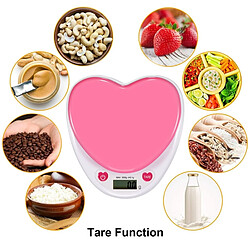 Universal Balance de cuisine numérique portative LCD automatique zéro alimentation automatique pure forme coeur roulé gouache alimentaire lourde